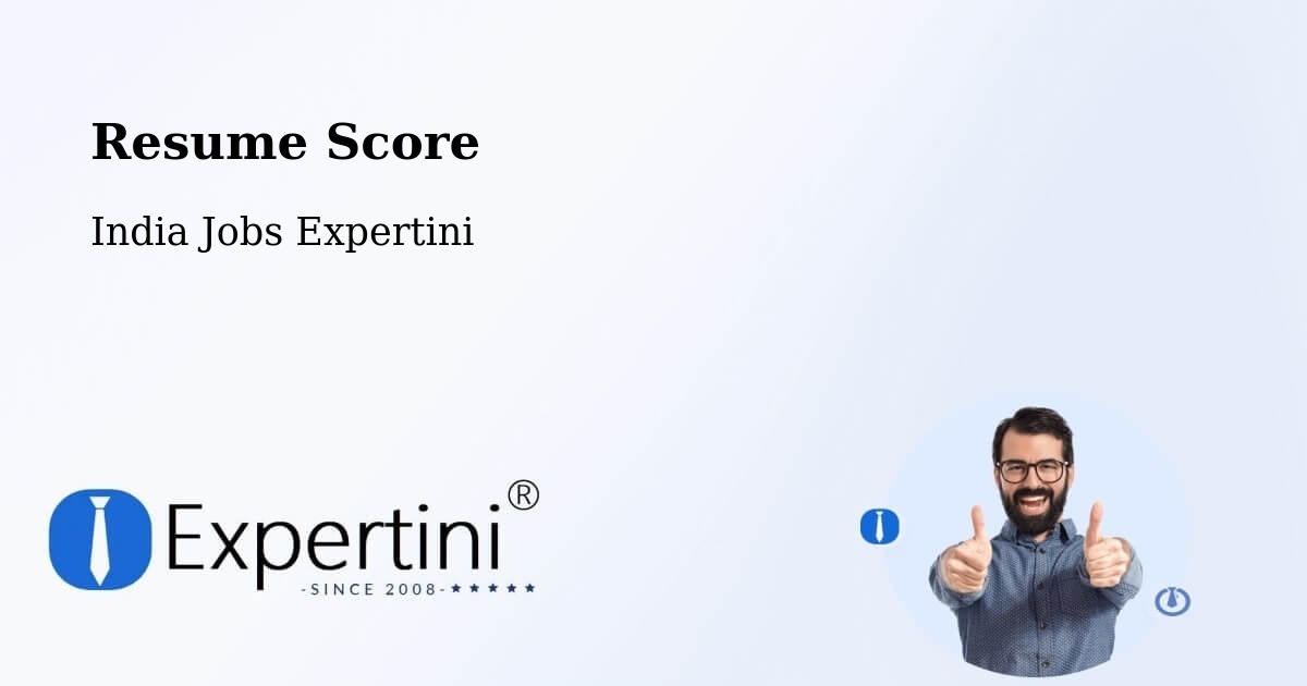 Resume Score - India Jobs Expertini